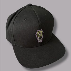 Vans Dia De Muertos Fiesta Day of The Dead Snap back Hat Black NWT